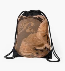 Rosy Romantic Reflection Drawstring Bag