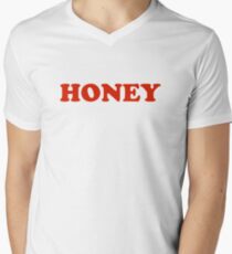 Honig T-Shirt mit V-Ausschnitt