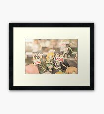 Anime Figures Framed Print