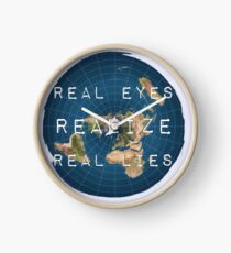Flat earth flat is fact Clock