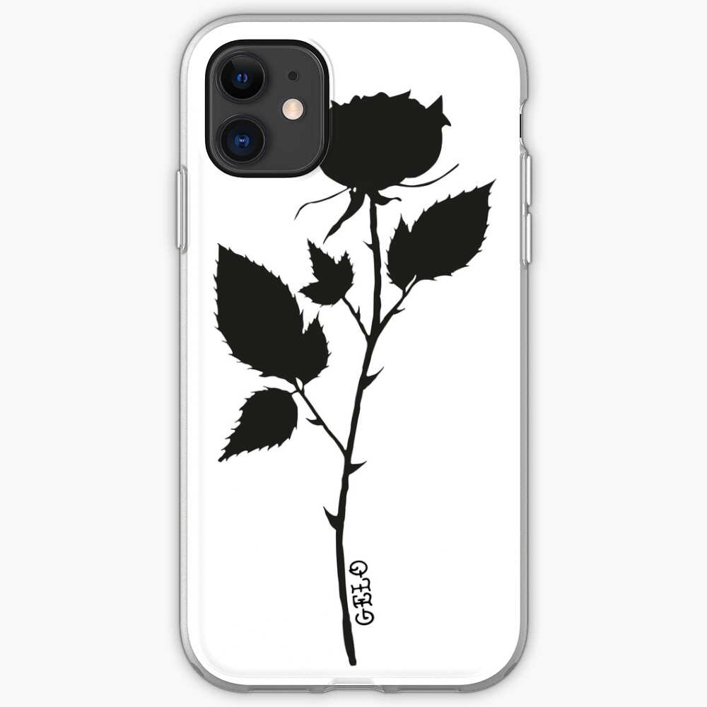 "Black Rose" iPhone Case & Cover by gabrielgelo21 Redbubble