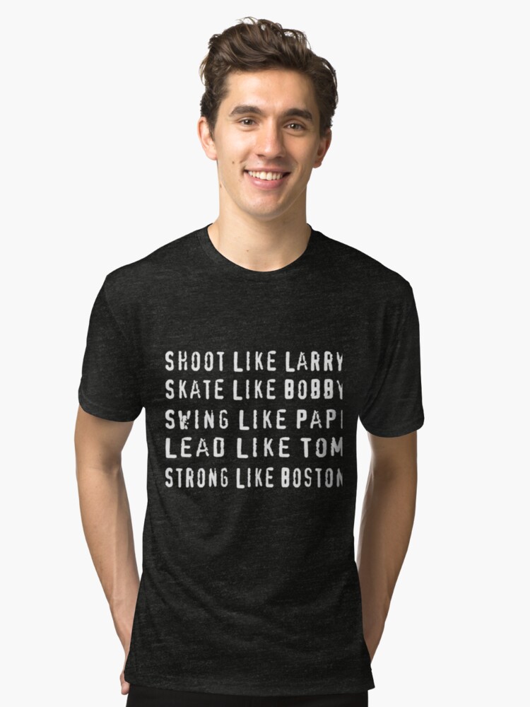 Shoot Like Larry Swing Tri-blend T-Shirt