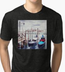 Gondolas, Venice Tri-blend T-Shirt