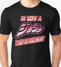 Camiseta ajustada ¿Es eso una referencia de JoJo?