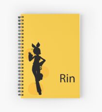 Kagamine Rin Silhouette Spiral Notebook