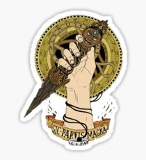 Sic Parvis Magna Sticker