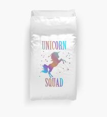 Unicorn Squad Enchanted Rainbow Fantasy Fairy Tale Duvet Cover