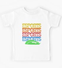 Cascading Vintage Esports Pattern for Gamers Kids Tee