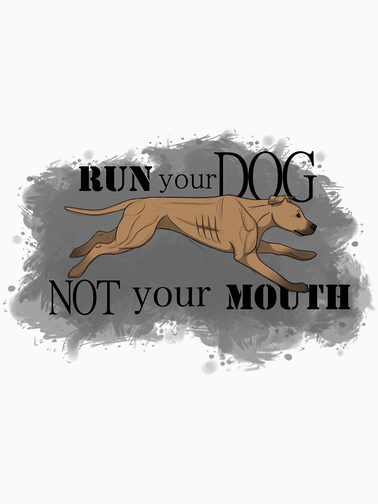 Run Your Dog Not Your Mouth American Pit Bull Terrier Fawn by maretjohnson