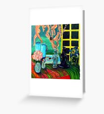 Still LIfe After Matisse Greeting Card