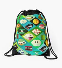 Mario Drawstring Bag