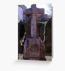 Headstone Greeting Card