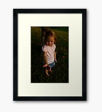 Red seeds Framed Print