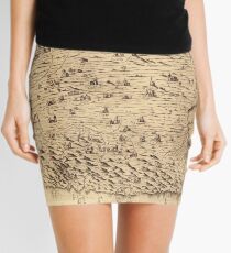 Map Of Majorca 1683 Mini Skirt