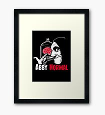 Ab(normal) brain Framed Print
