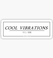 C O O L V I B R A T I O N S - Initial D Eurobeat White Sticker