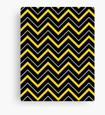 Sporty Chevron Canvas Print