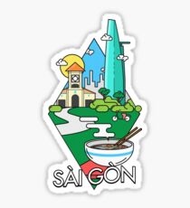 Pegatina saigon