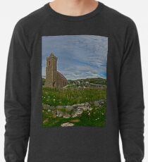 Glencolmcille Panorama with Church Lightweight Sweatshirt