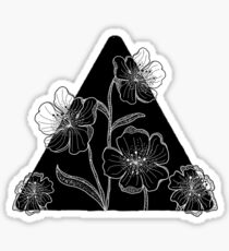 Flower Through Disarray Sticker