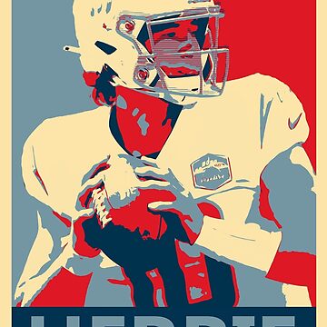 J.Herbert #10 Pass Poster for Sale by DadSports