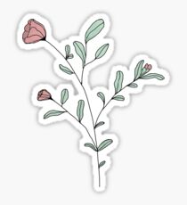 Tulip (With colour) Sticker