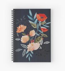 Midnight Bouquet Spiral Notebook