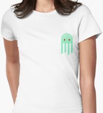 Lime Jellyfish Women's Fitted T-Shirt
