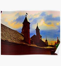 Roof of the Romanov-Yuriev estate house Poster