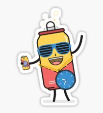 Beer O'Clock Buddy Sticker