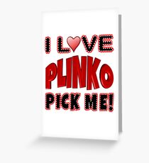 TV Game Show - TPIR (The Price Is...) In Red Greeting Card