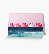 Rubber ducks Greeting Card