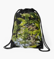 Bird Perching Drawstring Bag