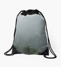 Clingmans Dome Fog Drawstring Bag