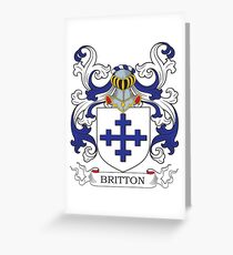 Britton Coat of Arms Greeting Card