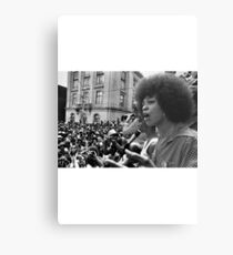 Angela Davis Speech Metal Print