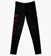 Bangtan Member Acrostic Leggings
