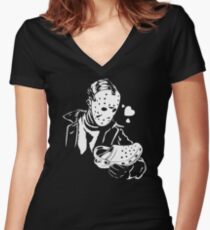 Love Crocs Women's Fitted V-Neck T-Shirt