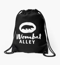 Wombat Alley Weiß Turnbeutel