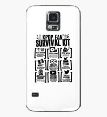 Ein KPOP FAN'S ÜBERLEBEN KIT (weißer Ver.) Hülle & Klebefolie für Samsung Galaxy