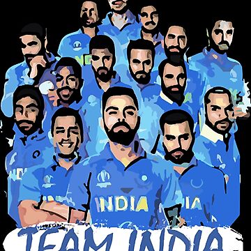 Fasbytes Team Indian Cricket - Indian Cricket - Posters and Art