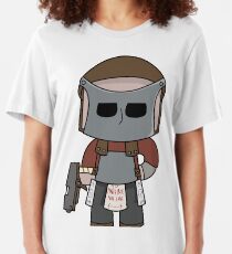 Rust Character in full gear! Slim Fit T-Shirt