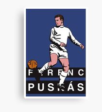 puskas real madrid Canvas Print