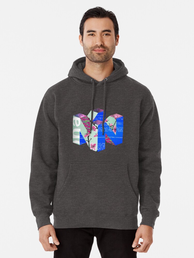 n64 vaporwave hoodie