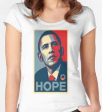 Obama Hope Women's Fitted Scoop T-Shirt