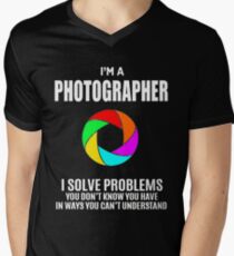 PHOTOGRAPHER Men's V-Neck T-Shirt