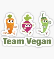 Team Vegan Sticker
