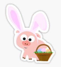 Easter Pig Sticker