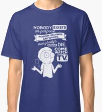Rick and Morty Schwifty Wubba Lubba Fair Use Nobody Exists on Purpose Classic T-Shirt