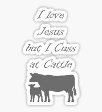 cuss at Cattle Sticker